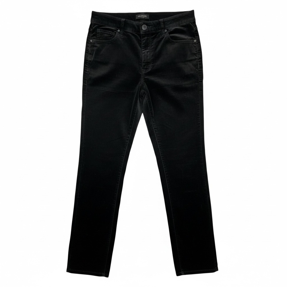 Talbots Women’s Black Velveteen Straight Leg Pants | Size 8 - Picture 2 of 9